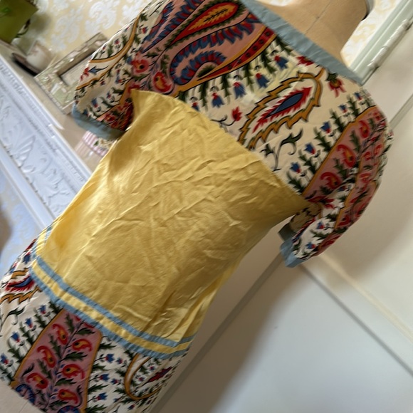 Vintage Johnny Was , XS silk/ Rayon Embroidered top, GREAT style, floral paisley - Picture 9 of 11